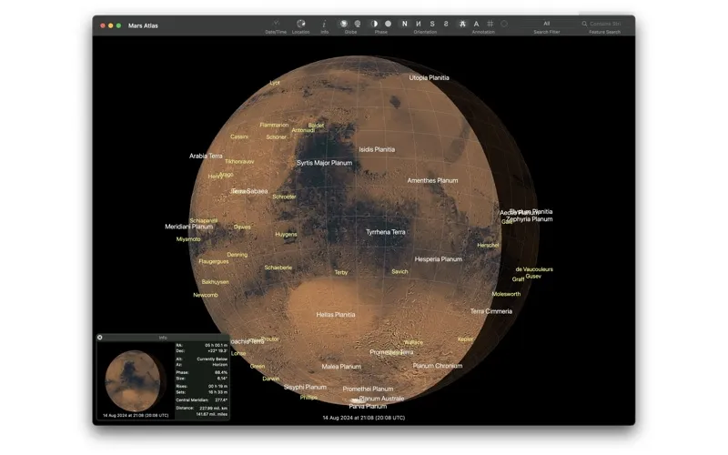 Mars Atlas Screenshots
