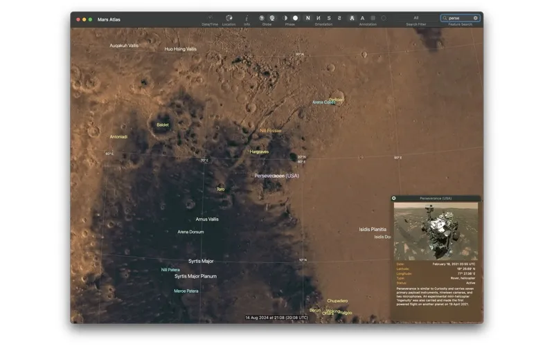 Mars Atlas Screenshots