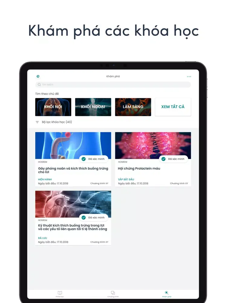 Horus eLearning iPad 應用截圖
