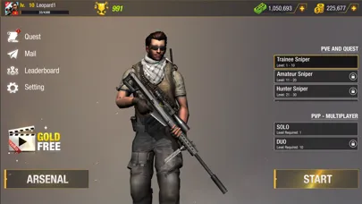 Sniper Warrior: Online PvP Screenshots