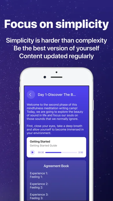 Captures d'écran de CalmZen-Relaxation Sleep app