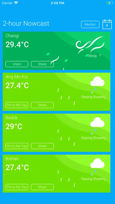 Capturas de pantalla de MyWeather@SG