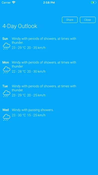 Capturas de pantalla de MyWeather@SG
