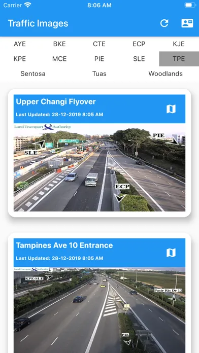Screenshot di TrafficCam@SG