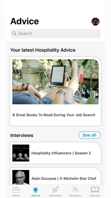 Capturas de tela do Hosco: Luxury Hospitality Jobs
