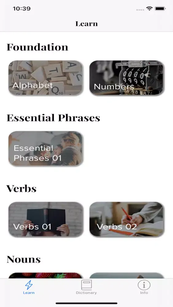 ภาพหน้าจอของ Learn Dari