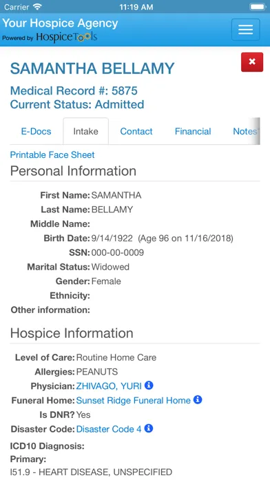 Hospice Tools eDocs应用截图