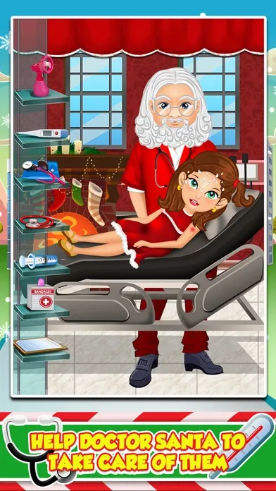 Mommy's Christmas Baby Doctor Salon - My Santa Spa Make-Up Games! स्क्रीनशॉट