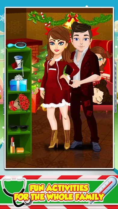 Mommy's Christmas Baby Doctor Salon - My Santa Spa Make-Up Games! स्क्रीनशॉट