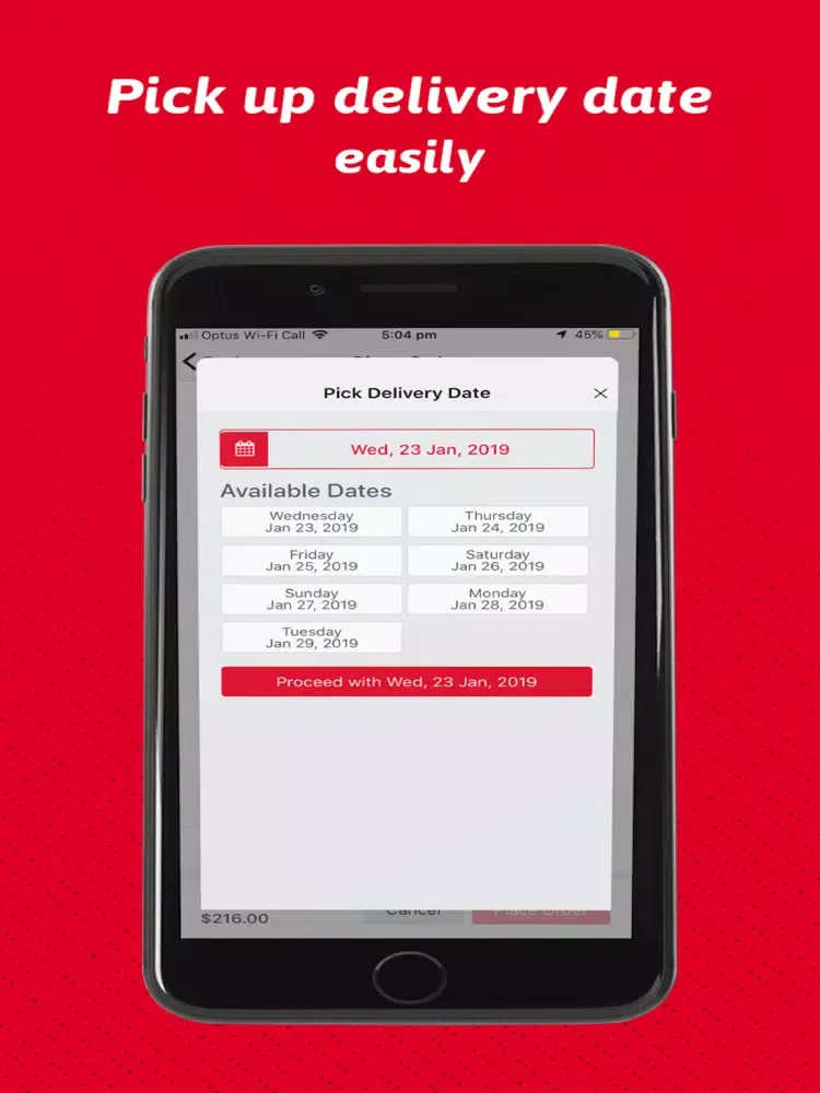 Capturas de tela do Italian Food Ordering App iPad 