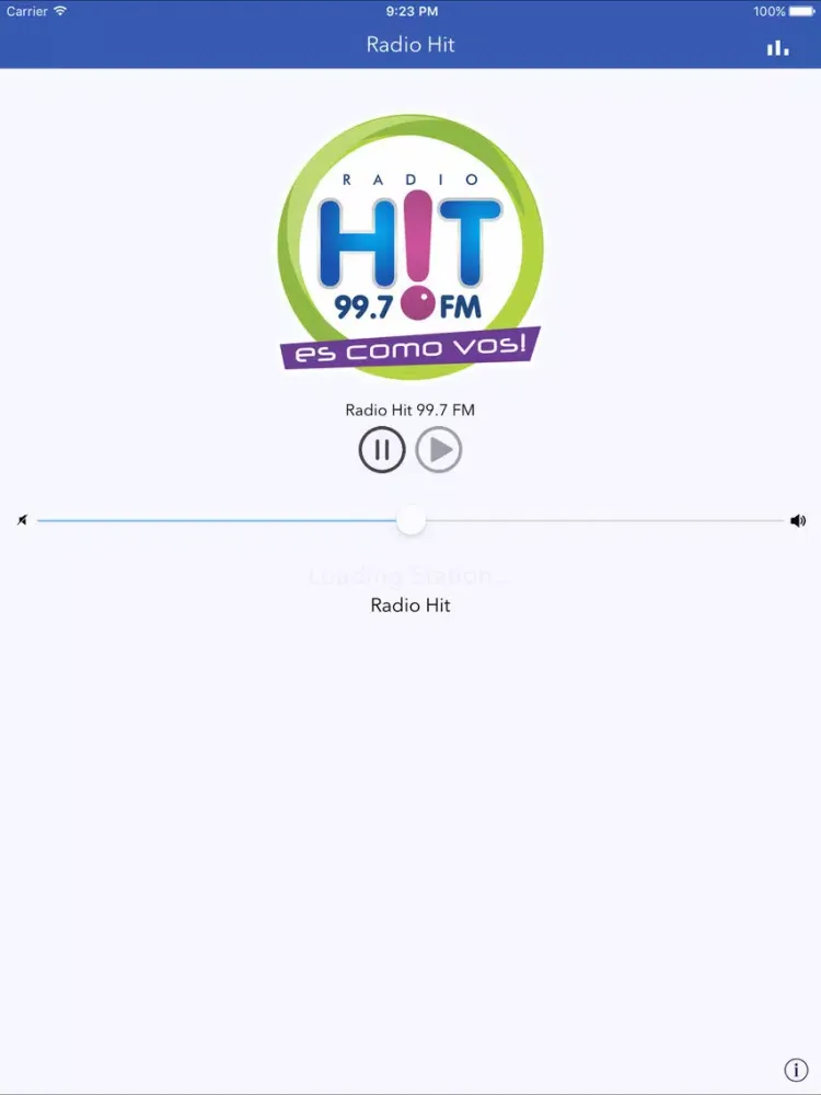 Radio Hit iPad  स्क्रीनशॉट