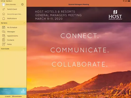 Host Hotels Events iPad  Ekran Görüntüleri