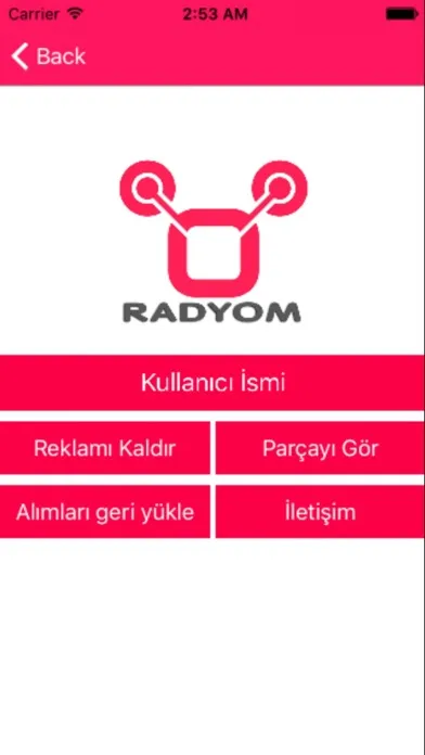 ภาพหน้าจอของ Radyom