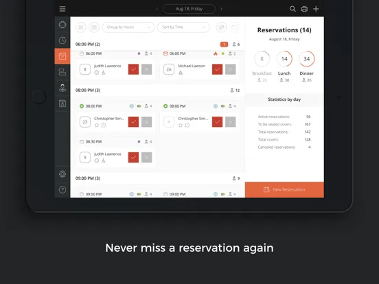 ภาพหน้าจอของ Hostme for Restaurant - Host iPad 