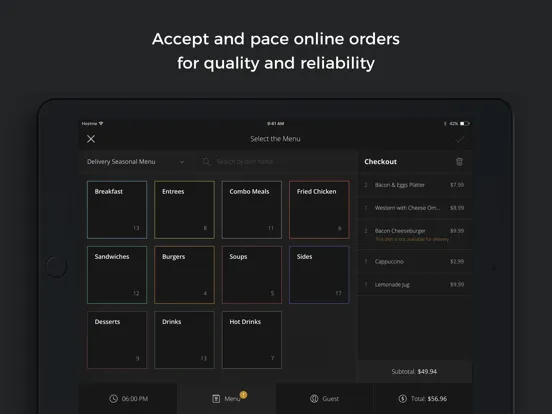 ภาพหน้าจอของ Hostme for Restaurant - Host iPad 