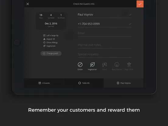 ภาพหน้าจอของ Hostme for Restaurant - Host iPad 