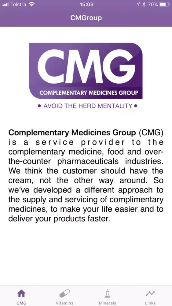 Complementary Medicines Group應用截圖