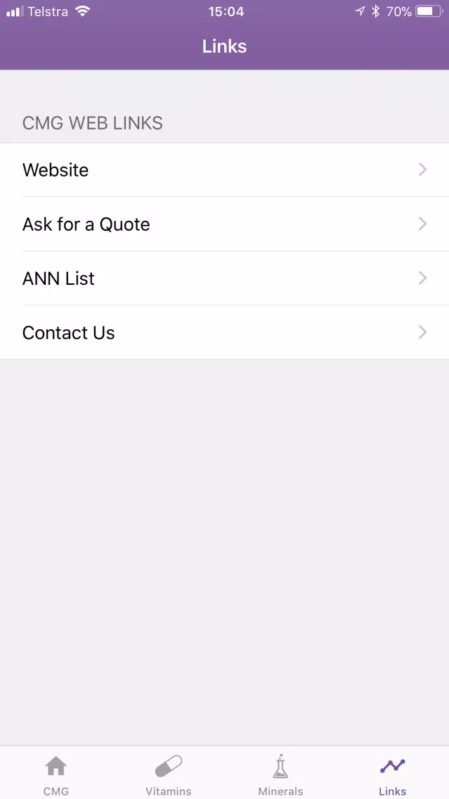 Complementary Medicines Group Screenshots