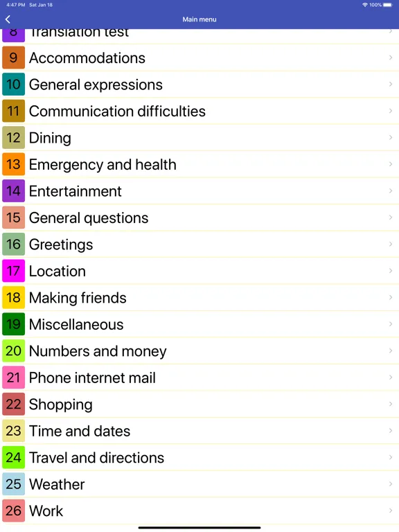 Скриншоты English Language Learning iPad 