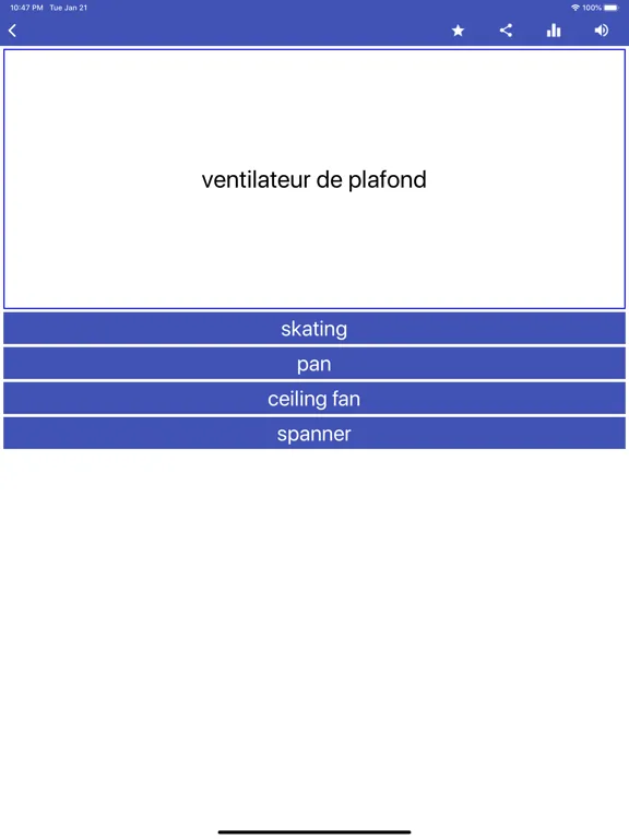 French Language Learning iPad  スクリーンショット