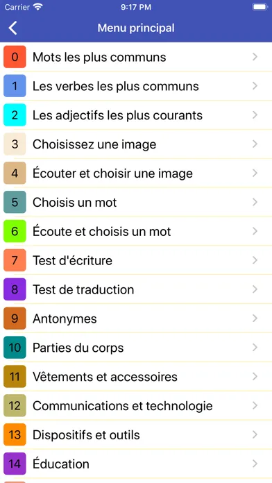 French Language Learning スクリーンショット