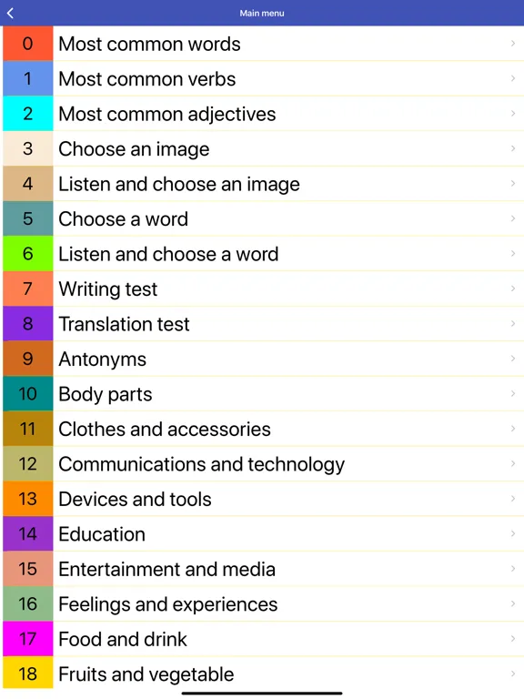 French Phrases Learning iPad  Screenshots