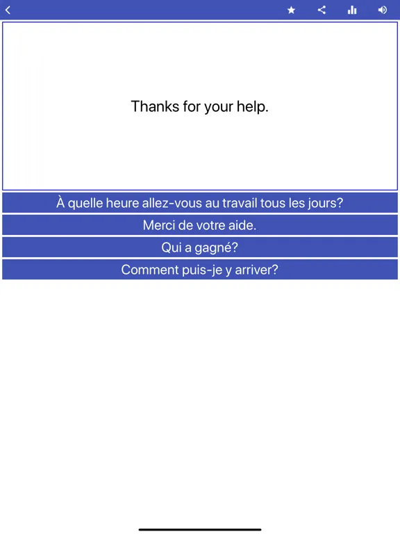 French Phrases Learning iPad  Screenshots