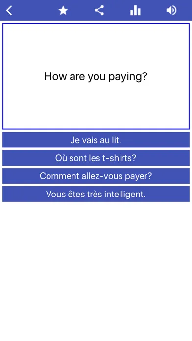 French Phrases Learning Screenshots
