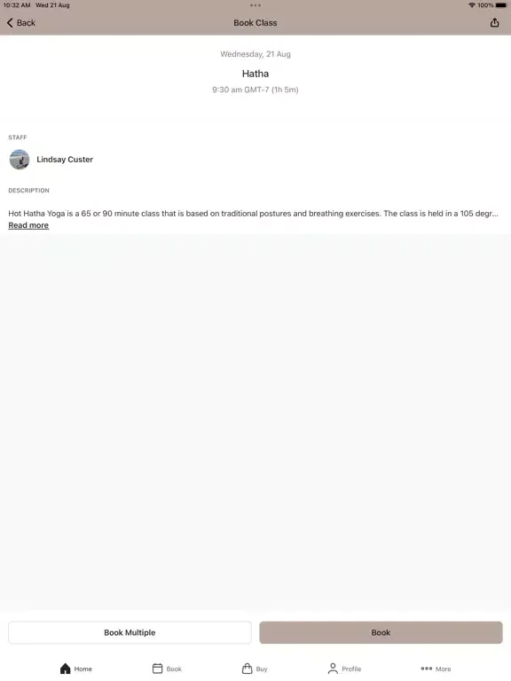 Zrzuty ekranu Hot Yoga of Mill Creek iPad 