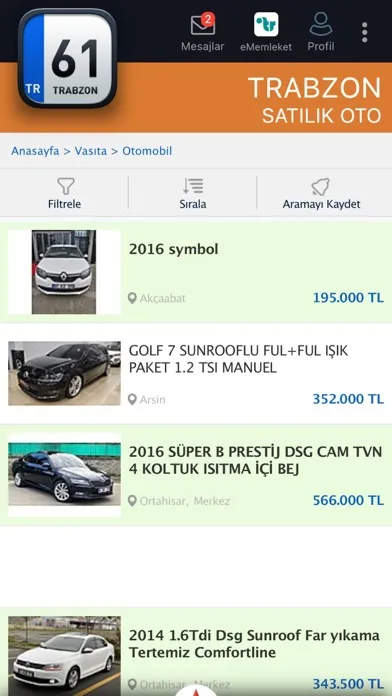 Zrzuty ekranu Trabzon