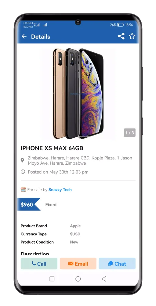 Screenshot di Hotbox Marketplace