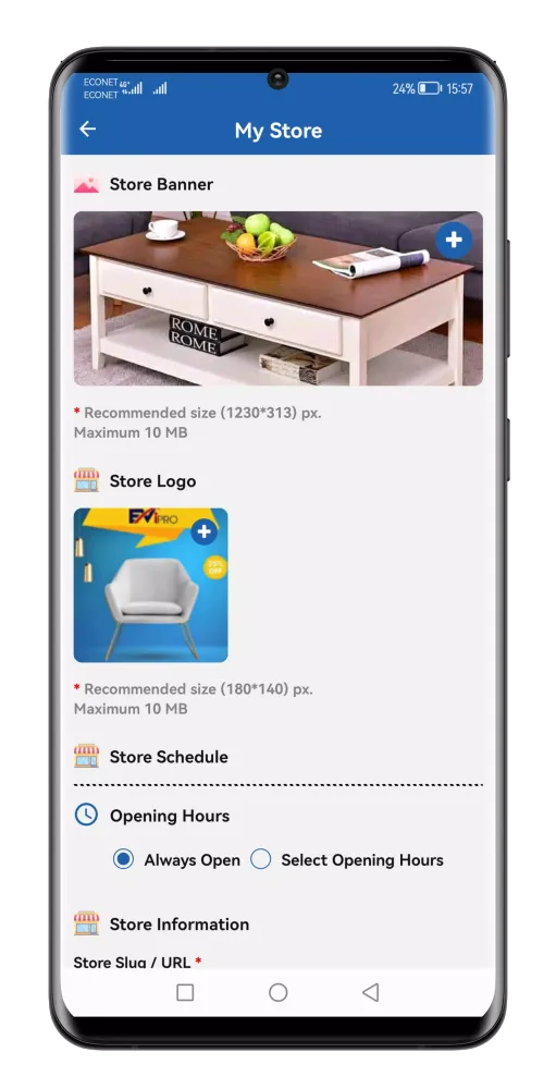 Screenshot di Hotbox Marketplace