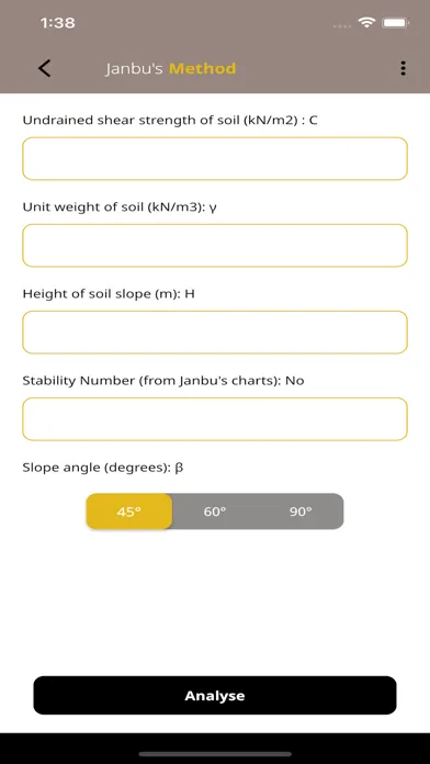 ภาพหน้าจอของ Flexislope Soil Slope Analysis