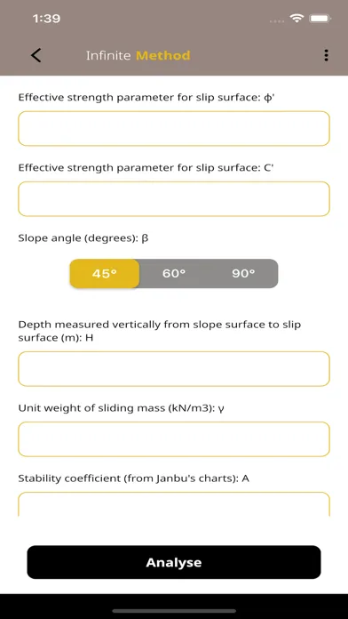 ภาพหน้าจอของ Flexislope Soil Slope Analysis