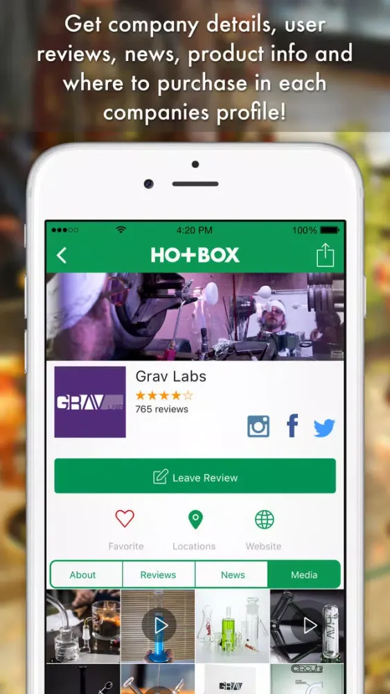HotBox Smoke Shop Finder应用截图