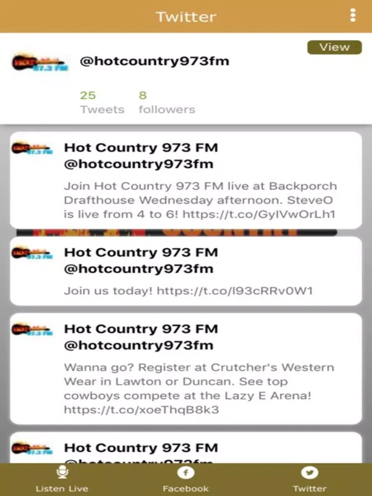 Hot Country 97.3 FM KMGZ iPad  Ekran Görüntüleri