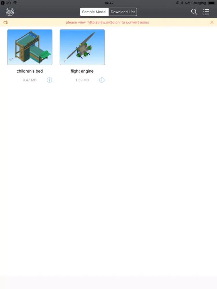 Zrzuty ekranu SView Lite iPad 