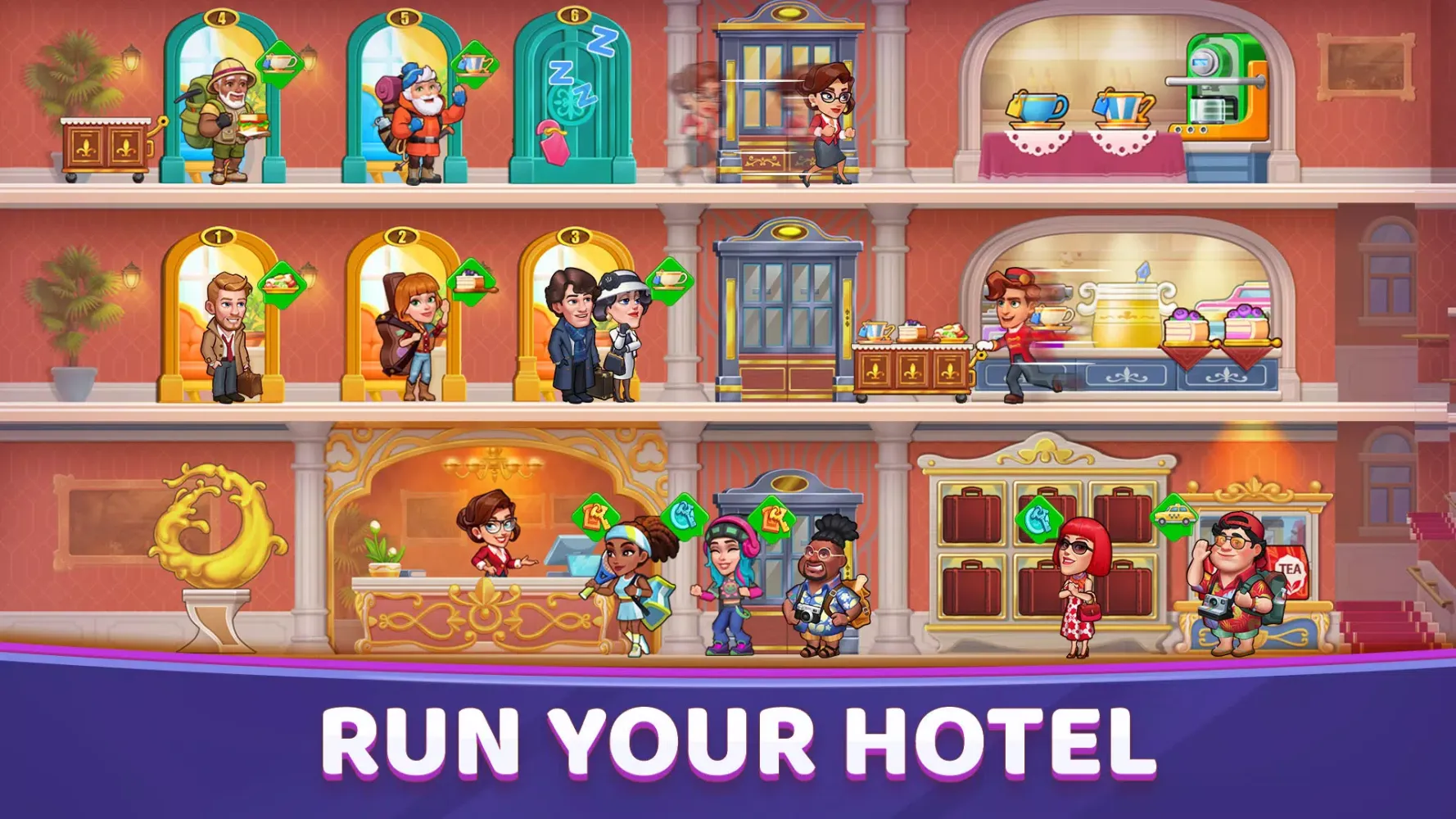 Hotel Empire Fever سکرین شاٹس