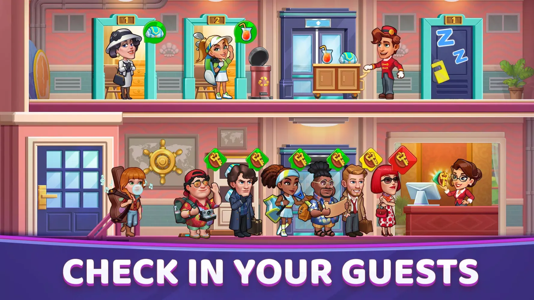 Hotel Empire Fever سکرین شاٹس