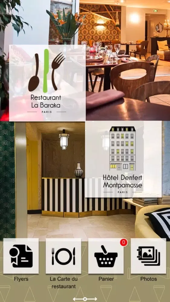 La Baraka Restaurant - Hôtel Denfert應用截圖