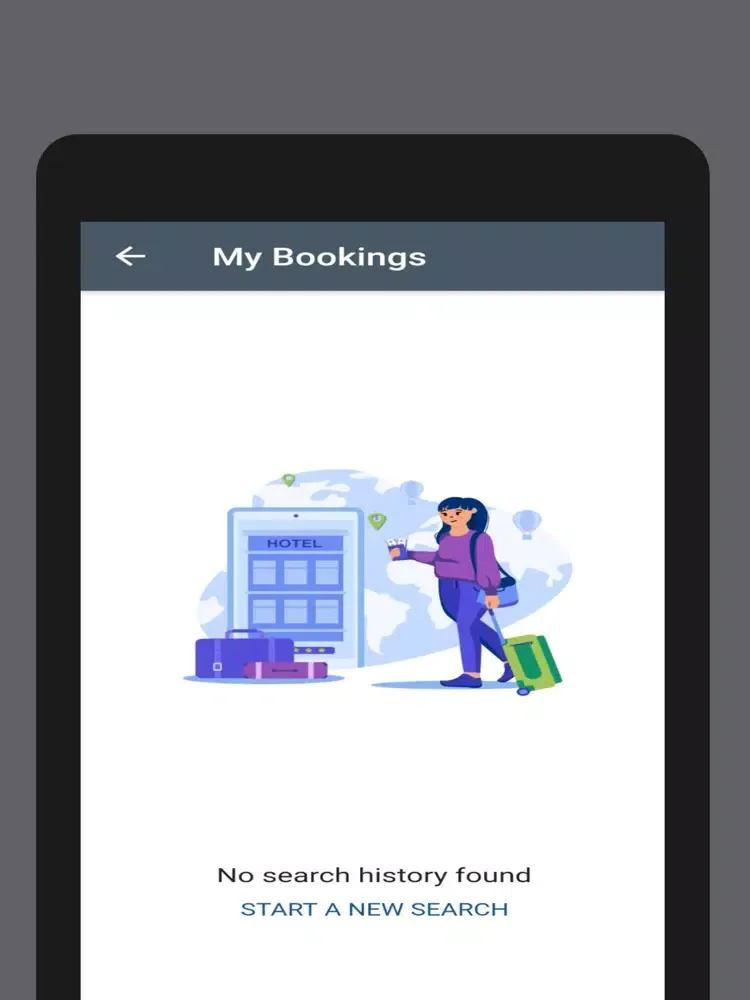 Tangkapan layar Hotel Suite Booking iPad 