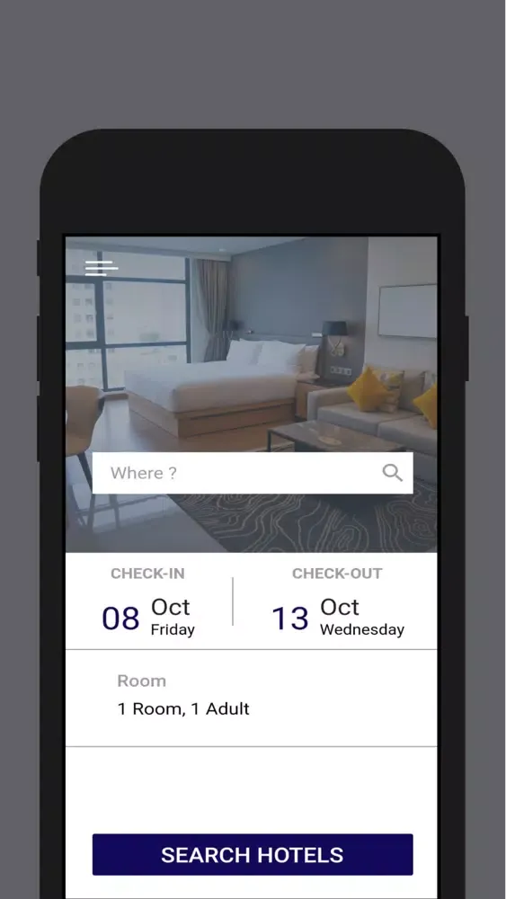 Tangkapan layar Hotel Suite Booking