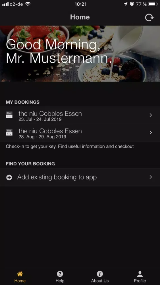 Ảnh chụp màn hình của the niu Hotels