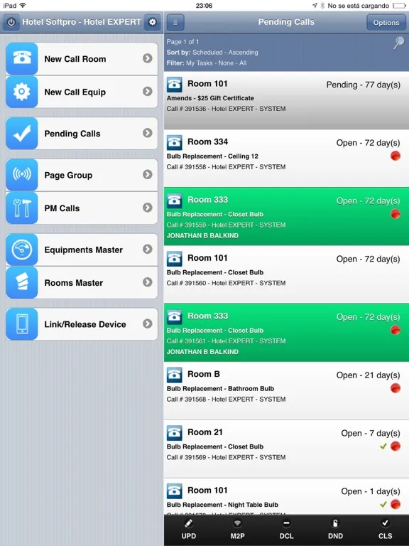 Hotel Expert Mobile iPad  स्क्रीनशॉट