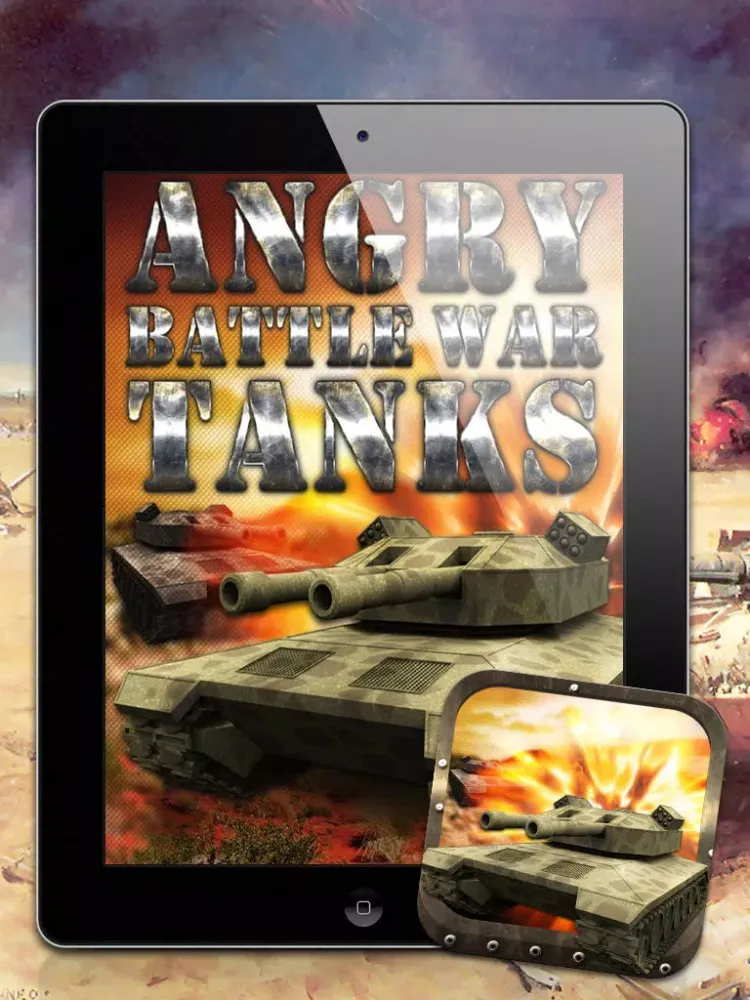 Angry Battle War Tanks - Free Game! iPad  스크린샷