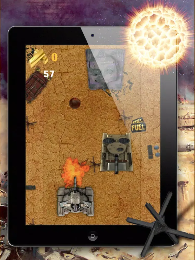 Angry Battle War Tanks - Free Game! iPad  스크린샷