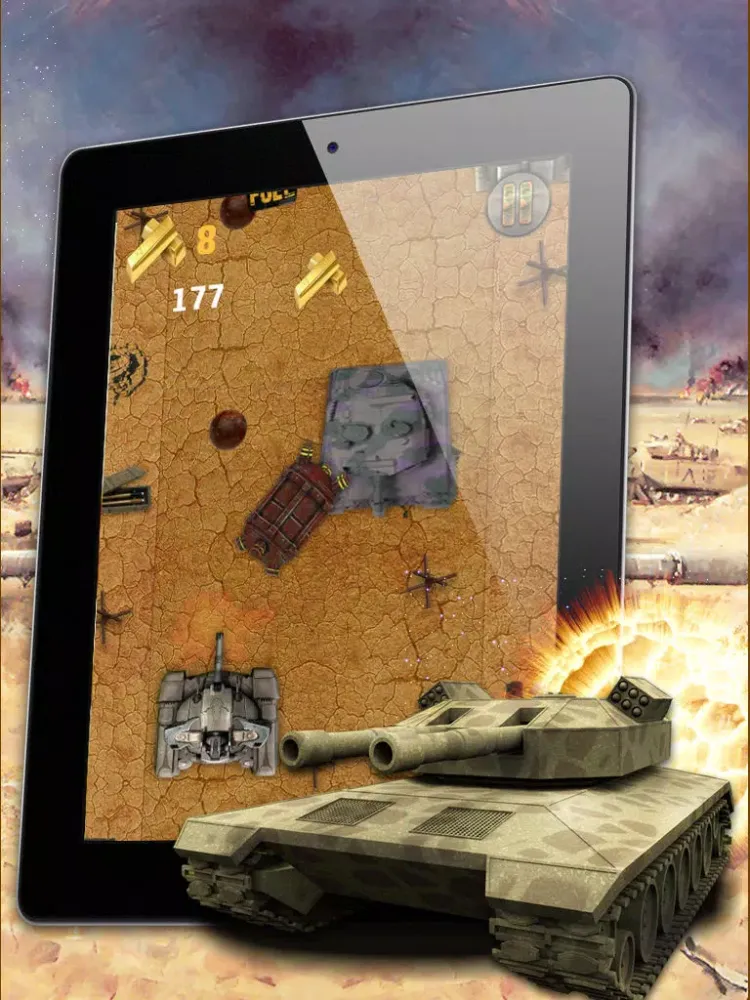 Angry Battle War Tanks - Free Game! iPad  스크린샷