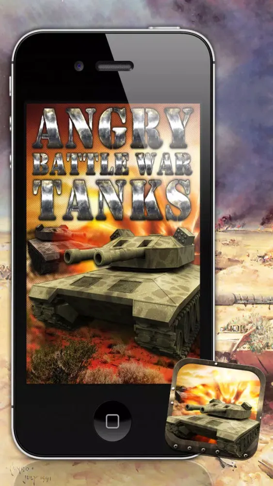 Angry Battle War Tanks - Free Game! 스크린샷