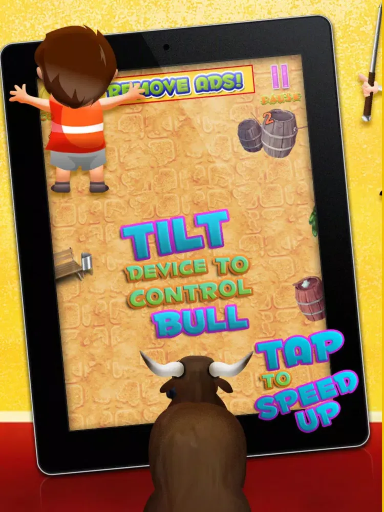 Tangkapan layar Bulls Running with Revenge LITE - FREE Game! iPad 