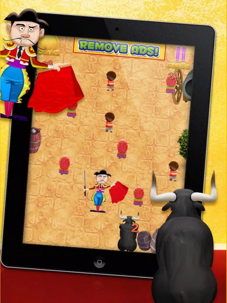 Tangkapan layar Bulls Running with Revenge LITE - FREE Game! iPad 